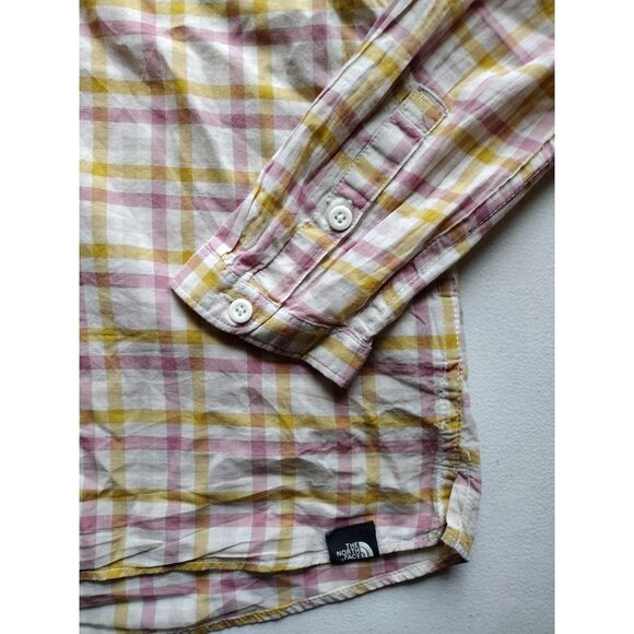 The North Face women's plaid long sleeve‎ shirt size small - Picture 2 of 5